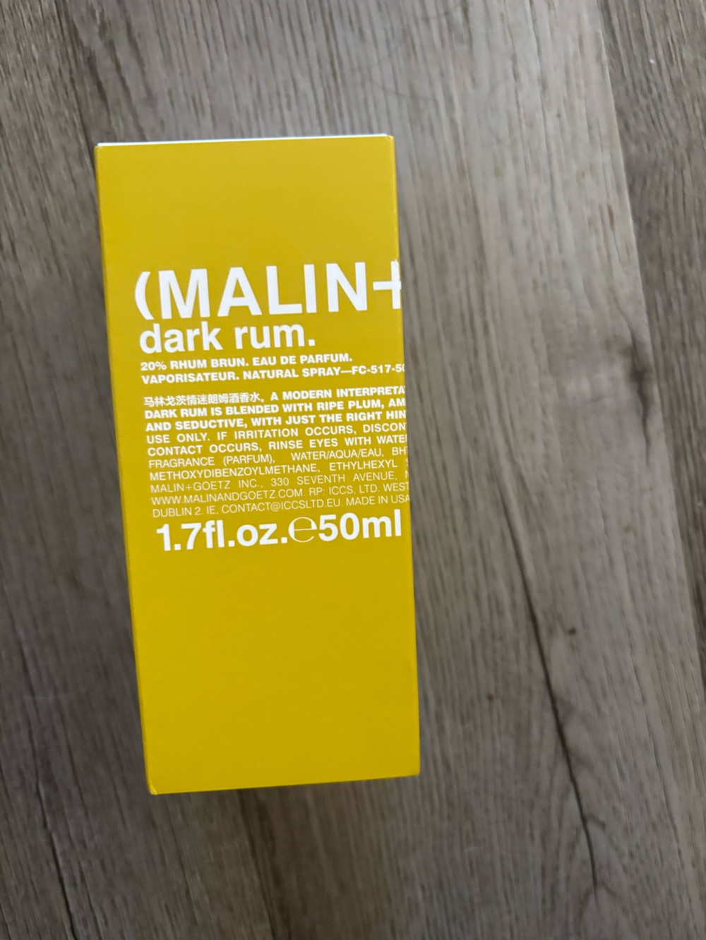 MALIN+GOETZ Dark Rum Body Oil – Yellow